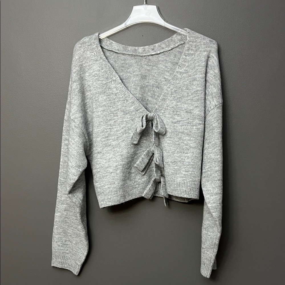 MARBLE Light Gray Knit Sweater - Size M